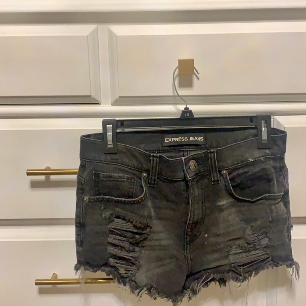 Express Hi-waisted Jean Shorts